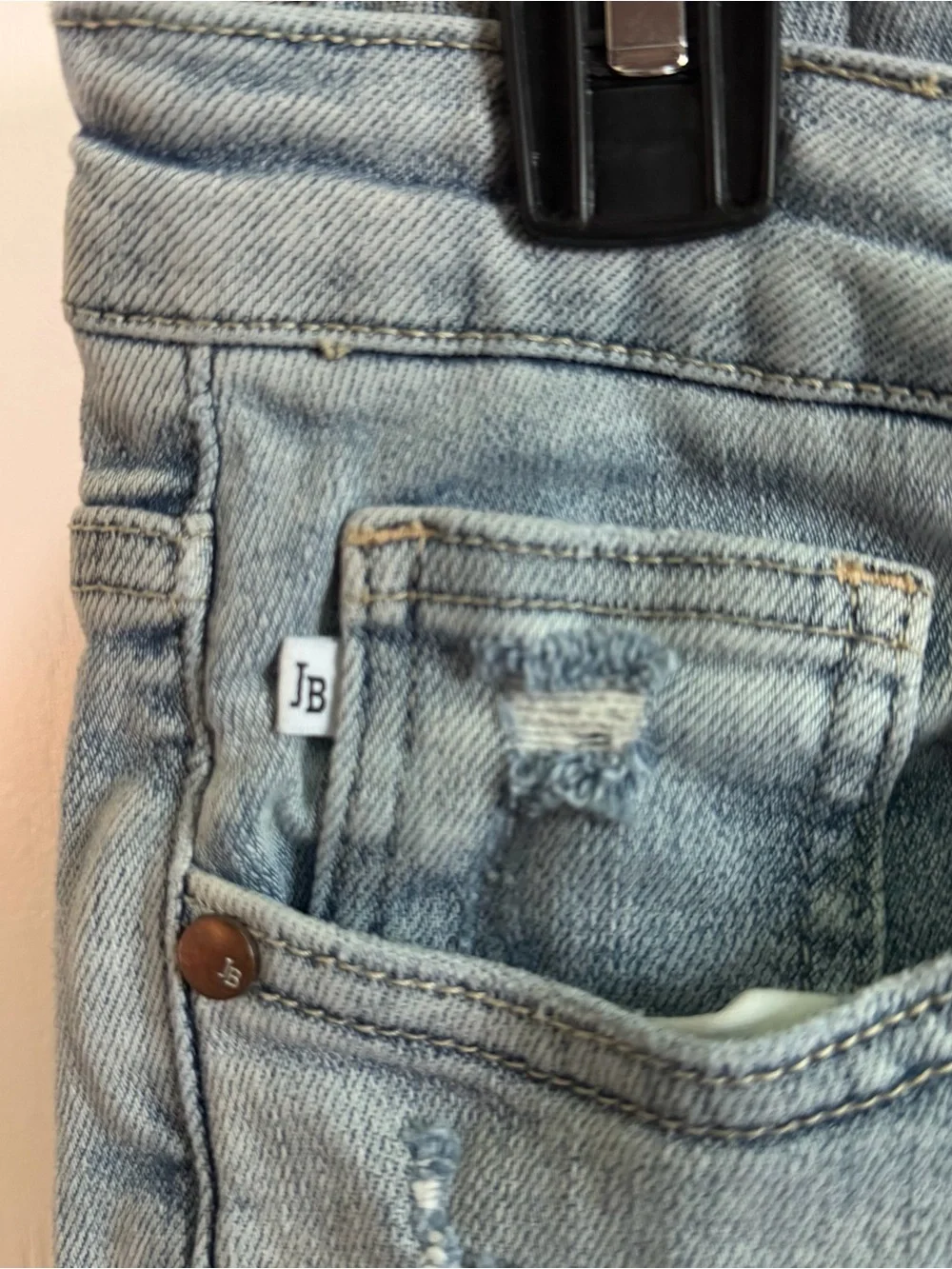 Judy Blue Light Blue Ripped Skinny Jeans